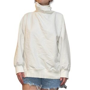 ASOS Off-White Turtleneck Sweater